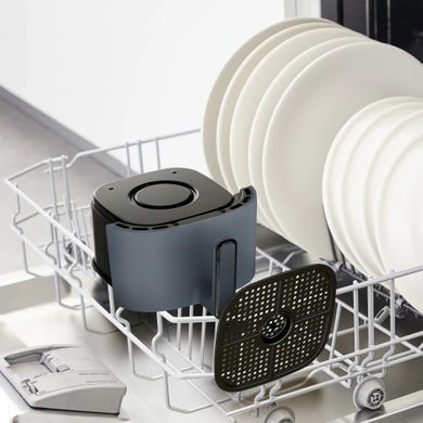 Tefal Мультипечь EasyFry Compact, 1300Вт, чаша-3л, сенсорное управл., пластик, темно-синий EY145B10 фото