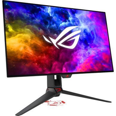 ASUS Монитор 26.5" ROG Swift PG27AQDM 2xHDMI, DP, 2xUSB, OLED, 2560x1440, 240Hz, 0.03ms, DCI-P3 99%, G-SYNC, Pivot, HDR10 90LM08Q0-B01A70 фото