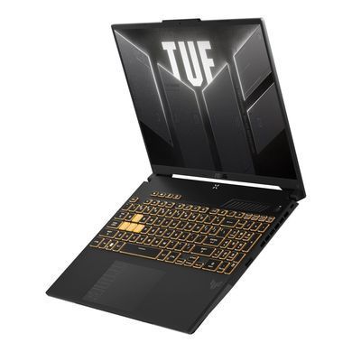 ASUS Ноутбук ASUS TUF Gaming F16 FX607VJ-RL066 16" WUXGA IPS, Intel 5 210H, 16GB, F1TB, NVD3050-4, NoOS, Чорний 90NR0MZ6-M003R0 фото