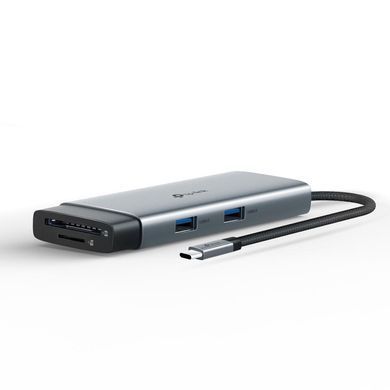 TP-Link Хаб USB UH7021C USB-C > 3xUSB3.0/1xHDMI/1xSD/1xmicroSD/1xPD 100Wh UH7021C фото