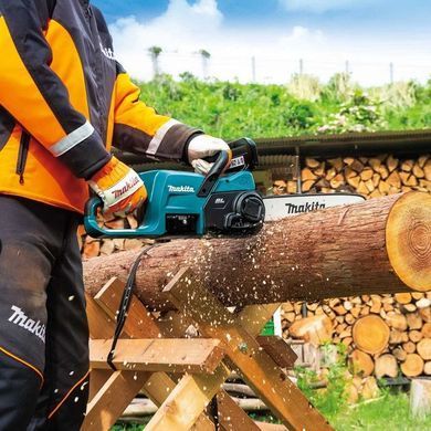 Makita Пила цепная DUC357Z аккумуляторная LXT, 18В + 18В, 350мм DUC357Z фото