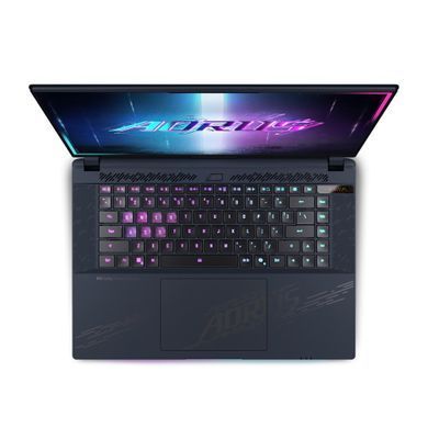 Gigabyte Ноутбук AORUS MASTER 16 BZH 16" 240Hz QHD OLED, INTEL ARL HX Ultra9, 32GB, F2TB, NVD5090-24, W11P, чорний AORUS_16BZHC6UAE65SP фото