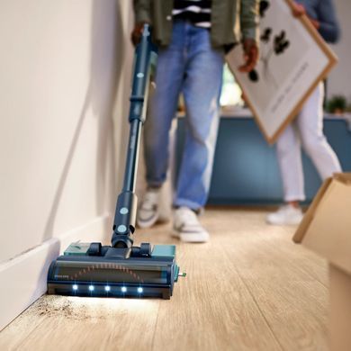 Philips Пылесос беспроводный Flex Series 5000, влажная уборка, конт пыль -0.27л, автон. раб. до 60мин, PowerCyclone 10, серо-зеленый XC5244/10 фото