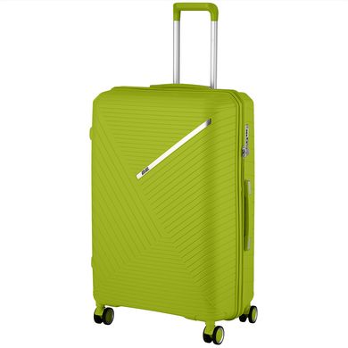 Набір пластикових валіз 2E, SIGMA,(L+M+S), 4 колеса, зелене яблуко 2E-SPPS-SET3-AG фото