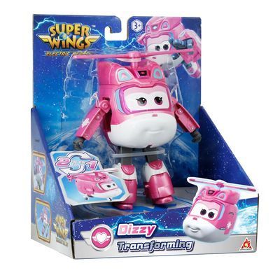 Super Wings Ігрова фігурка-трансформер Super Wings Transforming Діззі (Dizzy), 12.5см EU780240 фото