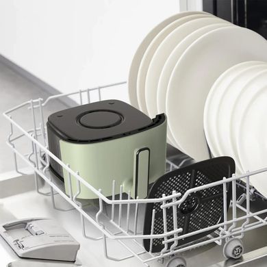 Tefal Мультипіч Easy Fry Max, 1500Вт, чаша-5л, сенсорне керув., 10 програм, пластик, світло-зелений EY24ELE0 фото