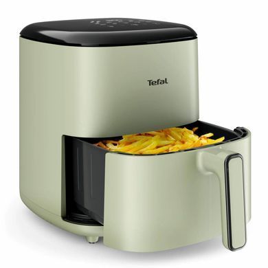 Tefal Мультипіч Easy Fry Max, 1500Вт, чаша-5л, сенсорне керув., 10 програм, пластик, світло-зелений EY24ELE0 фото
