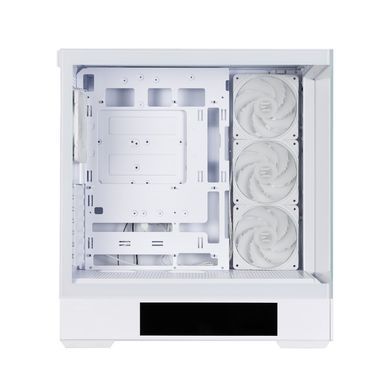 Zalman Корпус P40 DS без БЖ, 2xUSB3.0, 1x Type C, 3x120мм ARGB Reverse, 1x120мм ARGB, VGA 420мм, LCS ready, TG Side/Front Panel, Display, ATX, білий P40DSWHITE фото