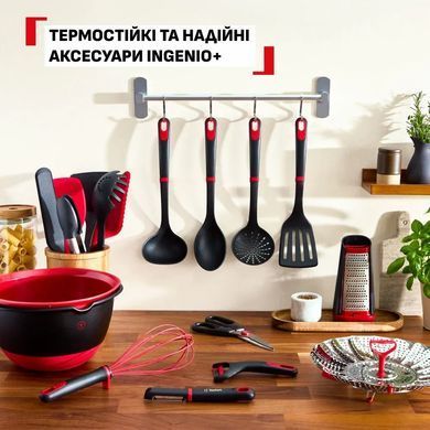 Tefal Tefal Ladle, Ingenio+, plastic, nylon, black-red