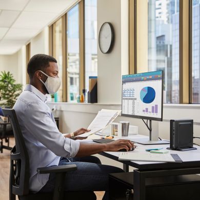 HP Комп'ютер персональний неттоп Pro 400-G9 Mini, Intel i5-13500T, 16GB, F256GB, UMA, WiFi, кл+м, 2р, Win11P 883R0EA фото