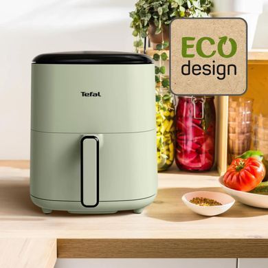 Tefal Мультипіч Easy Fry Max, 1500Вт, чаша-5л, сенсорне керув., 10 програм, пластик, світло-зелений EY24ELE0 фото