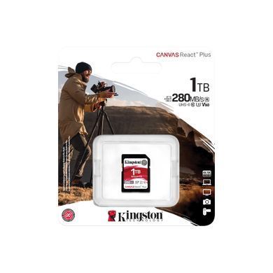 Kingston Карта памяти SD 1TB C10 UHS-II U3 R280/W150MB/s SDR2V6/1TB фото