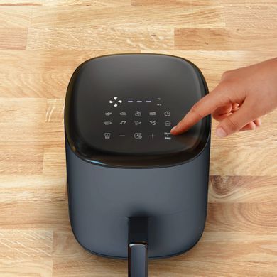 Tefal Мультипечь EasyFry Compact, 1300Вт, чаша-3л, сенсорное управл., пластик, темно-синий EY145B10 фото
