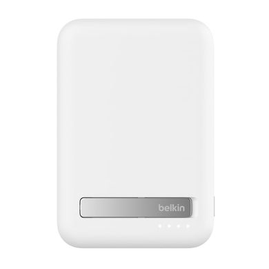 Belkin Акумулятор портативний літій-іонний Power Bank 10000мА·год, 15Вт, MagSafe Qi2, білий BPD008BTWH фото