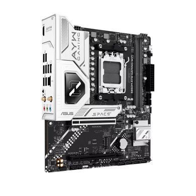 ASUS Материнcкая плата B850M AYW GAMING WIFI sAM5 B850 2xDDR5 M.2 HDMI Wi-Fi BT mATX 90MB1LW0-M0EAY0 фото