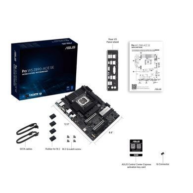 ASUS Материнcька плата PRO WS Z890-ACE SE s1851 Z890 4xDDR5 M.2 HDMI USB Type-C D-Sub Wi-Fi BT ATX 90MB1JC0-M0EAY0 фото