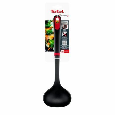 Tefal Tefal Ladle, Ingenio+, plastic, nylon, black-red