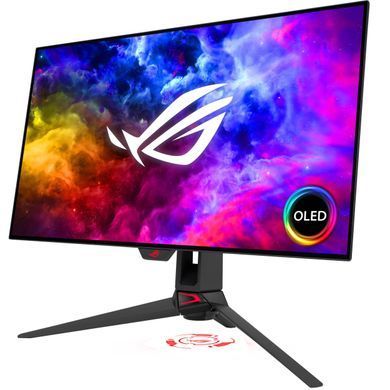 ASUS Монитор 26.5" ROG Swift PG27AQDM 2xHDMI, DP, 2xUSB, OLED, 2560x1440, 240Hz, 0.03ms, DCI-P3 99%, G-SYNC, Pivot, HDR10 90LM08Q0-B01A70 фото