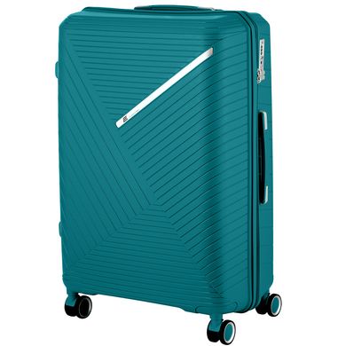Набор пластиковых чемоданов 2E, SIGMA,(L+M+S), 4 колеса, аквамарин 2E-SPPS-SET3-AM фото