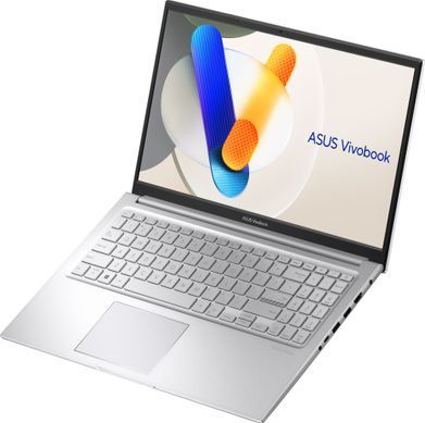 ASUS Notebook Vivobook 15 X1504VA-BQ2467 15.6" FHD IPS, Intel i3-1315U, 8GB, F512GB, UMA, NoOS, Silver 90NB10J2-M04420 фото