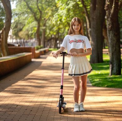 Miqilong Самокат Beagle розовый BEAGLE-200-PINK фото