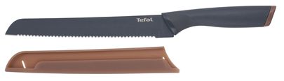 Кухонный нож для хлеба Tefal Fresh Kitchen, длина лезвия 20 см, нерж.сталь, чехол K1221805 фото