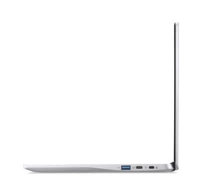 Acer Ноутбук Chromebook CB314-3HT 14" FHD IPS Touch, Intel C N4500, 8GB, F128GB, UMA, ChromeOS, сріблястий NX.KB5EU.002 фото