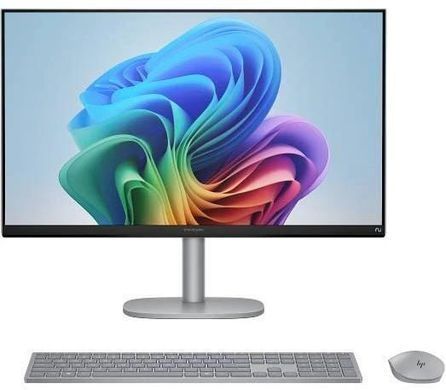 HP Комп'ютер персональний моноблок HP OmniStudio X 27" UHD IPS, Intel U7-258V, 32GB, F1TB, UMA, WiFi, кл+м, Win11, сріблястий D6QM5EA фото