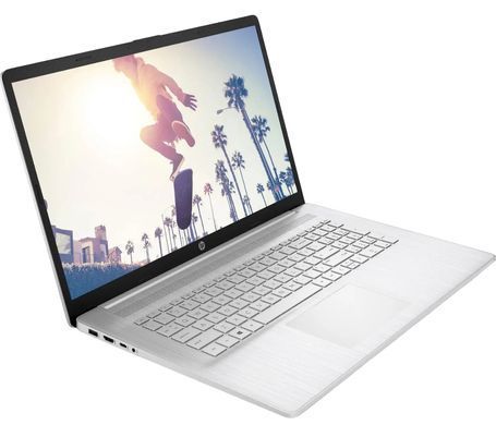 HP Ноутбук 17-cp3001ua 17.3" FHD IPS AG, AMD R7-7730U, 16GB, F1024GB, UMA, DOS, серебристый 826W8EA фото