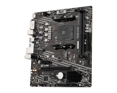 MSI Материнcкая плата A520M-A PRO sAM4 A520 2xDDR4 M.2 HDMI DVI mATX 911-7C96-044 фото