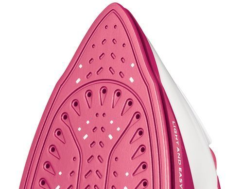 Russell Hobbs Праска Light&Easy Brights Berry, 2600Вт, 240мл, паровий удар -115гр, постійна пара - 35гр, керам. підошва, малиновий 26480-56 фото