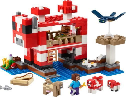 LEGO Конструктор Minecraft Грибной дом 21270 фото