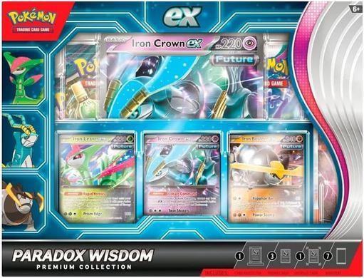 Pokemon TCG Коллекционная карточная игра Pokemon: Paradox Wisdom - Premium Collection 820650412073 фото