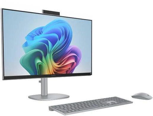 HP Комп'ютер персональний моноблок HP OmniStudio X 27" UHD IPS, Intel U7-258V, 32GB, F1TB, UMA, WiFi, кл+м, Win11, сріблястий D6QM5EA фото