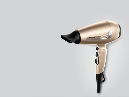 Rowenta Фен Pro Expert Tresor Collection, 2200Вт, 3 режими, іоніз-я, дифузор, 2 концентратора, хол. обдув, чохол, заколка, бронзовий CV8861F0 фото