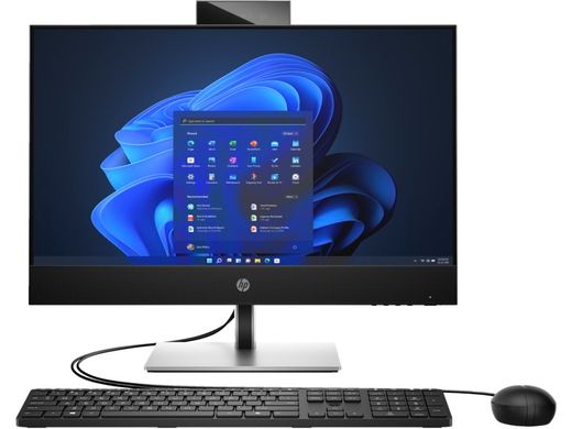 HP Комп'ютер персональний моноблок ProOne 440-G9 23.8" FHD IPS AG, Intel i5-12500T, 8GB, F512GB, UMA, WiFi, кл+м, 3р, DOS, чорний 6D3W7EA фото