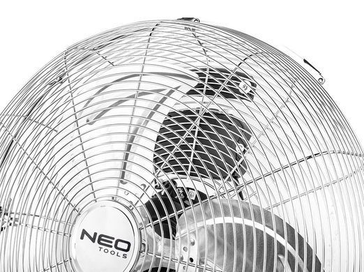 Neo Tools Вентилятор напольный, профессиональный, 100Вт, диаметр 45см, 3 скорости, двигатель медь 100%