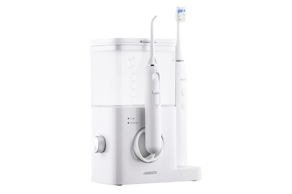 Іригатор стаціонарний 600мл + електрична зубна щітка Ardesto OI-R600WTB, білий 2 в 1 OI-R600WTB фото