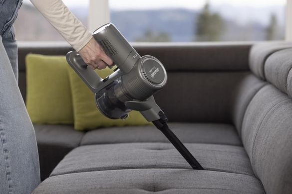 Gorenje Пилосос бездротовий, 95Вт, конт пил -0.5л, автон. робота до 60хв, HEPA, 2 в 1, підсвічування, індикатор, антрацит SVC252420FFA фото