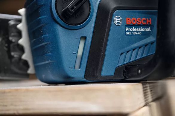 Bosch Пила ланцюгова акумуляторна GKE 18V-40 18В шина 40см 3.7кг без АКБ та ЗП 0.600.8D3.000 фото
