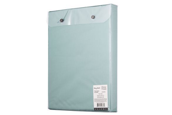 ARDESTO Простынь на резинке Mix&Match, 180x200+30см, 100% хлопок, сатин, шалфей