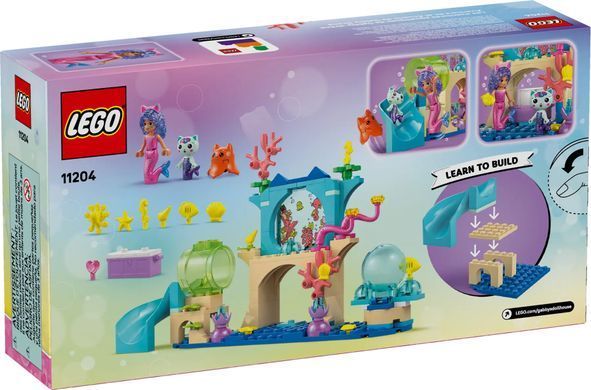 LEGO Конструктор LEGO Gabby's Dollhouse Акваріумні пригоди русалоньки Ґаббі 11204 фото