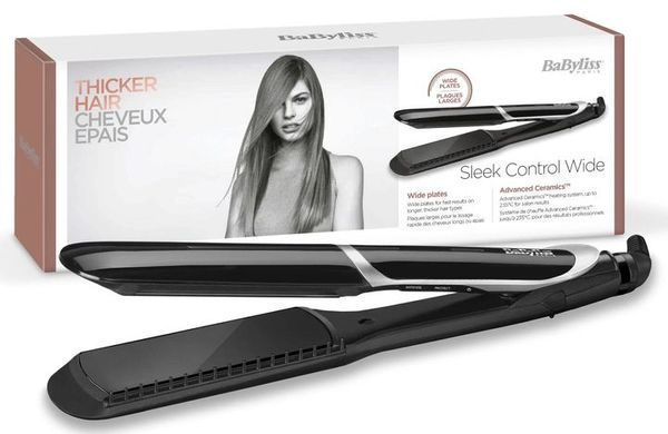 BaByliss Выпрямитель, темп.режимов-5, 140-235С, ионизация, керамика, турмалин , черный ST397E фото