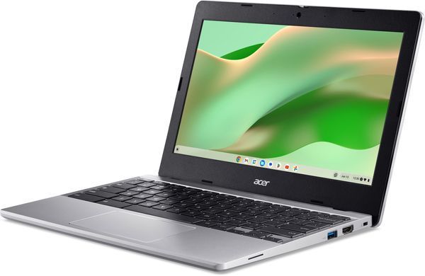Acer Ноутбук Acer Chromebook CB311-12H 11", Intel C N100, 8GB, F128GB, UMA, ChromeOS, сріблястий NX.KX1EU.009 фото