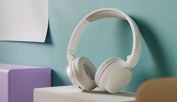 Philips Навушники On-ear TAH3209 BT 5.3, Wireless, Mic, Білий TAH3209WT/00 фото