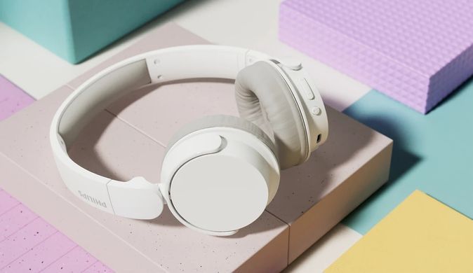 Philips Навушники On-ear TAH3209 BT 5.3, Wireless, Mic, Білий TAH3209WT/00 фото