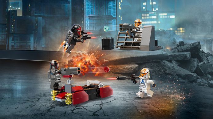 LEGO Конструктор LEGO Star Wars Бойовий комплект &laquo;Облога Мандалора&raquo; 75449 фото