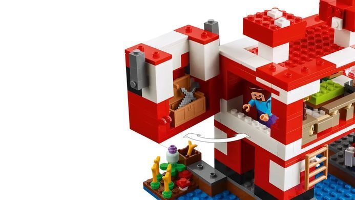 LEGO Конструктор Minecraft Грибной дом 21270 фото