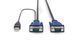 Digitus Кабель KVM Cable Set, VGA, PS/2-Mouse, PS/2-Keyboard, USB black, 3м 2 - магазин Coolbaba Toys