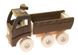 Машинка дерев'яна goki Самоскид натуральний 2 - магазин Coolbaba Toys